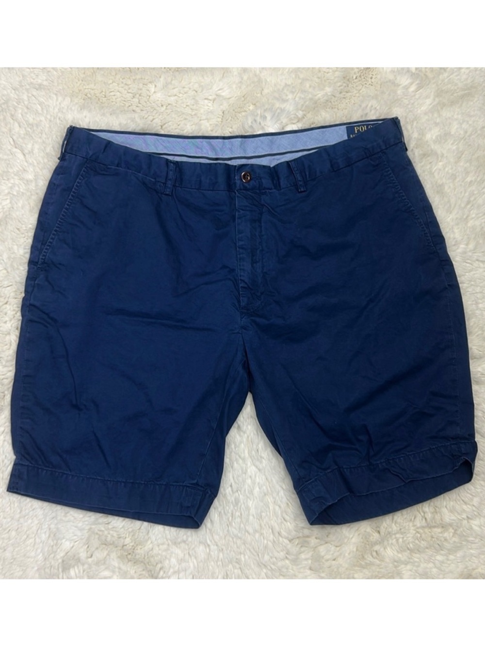 Polo Ralph Lauren Men’s Chino Classic Fit Navy Khaki Shorts Size 38